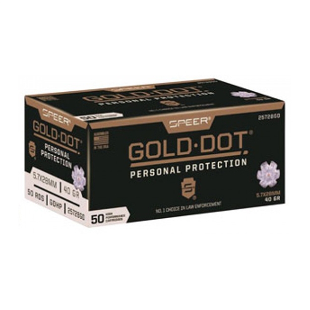 Picture of Speer Gold Dot 5.7X28 40Gr Gdhp 50Rd 10Bx/Cs 25728GD