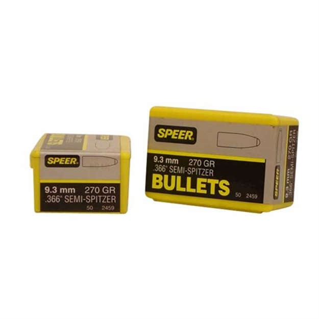 Picture of Hot-Cor 9.3Mm (0.366'') Semi-Spitzer Bullets 2459