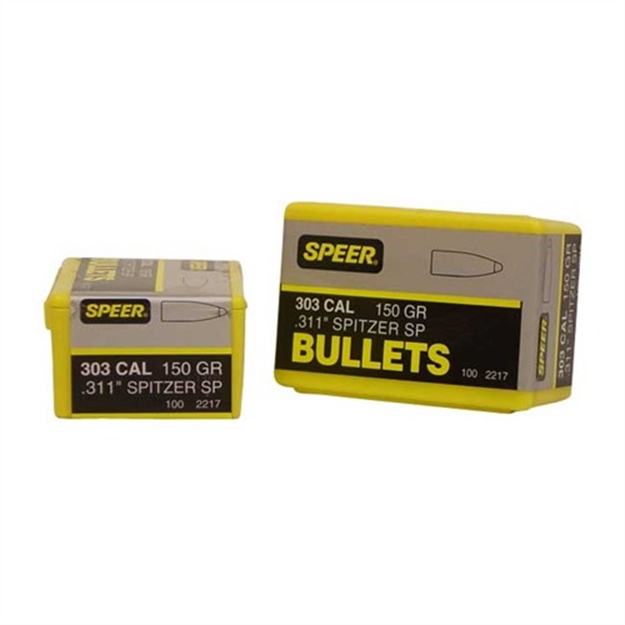 Picture of Speer Rifle Hunting Hot-Cor Bullets, 311-150-Gr Sptz Sp, 100 CT 2217