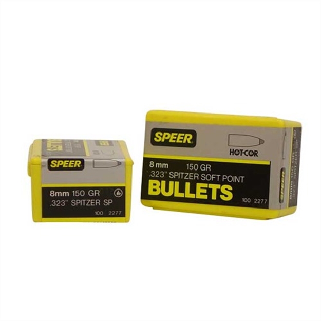 Picture of Speer Rifle Hunting Hot-Cor Bullets, 323-150-Gr Sptz Sp, 100 CT 076683022776