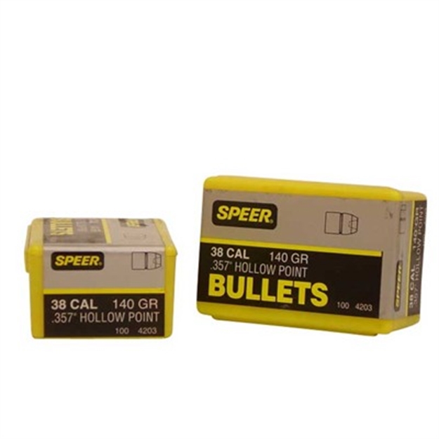 Picture of Speer Bullet .38 .357 140Gr Jhp