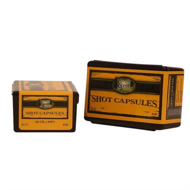 Picture of Speer Empty Shot Capsules With Base Plugs, 44, 25 CT 8782