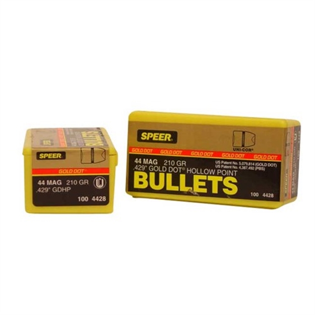Picture of Speer Bullet 44C .429 210Gr Gdhp Golddot HP 4428
