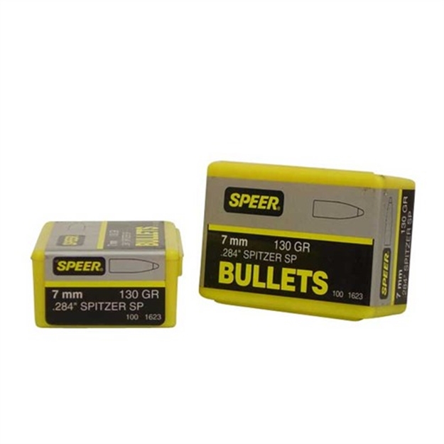 Picture of Speer Rifle Hunting Hot-Cor Bullets, 284-130-Gr Sptz Sp, 100 CT 1623
