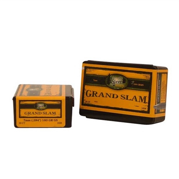 Picture of Speer Rifle Hunting Grand Slam Bullets, 284-160-Gr Sp, 50 CT 1638 076683016386