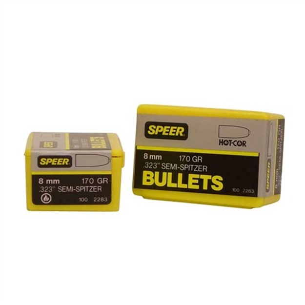 Picture of Speer Rifle Hunting Hot-Cor Bullets, 323-170-Gr Semi Sptz Sp, 100 CT 2283