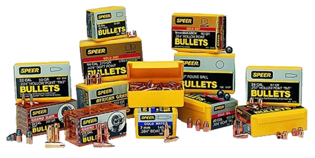 Picture of Speer Bullets 1022 Rifle Varmint 22 Caliber .224 43 GR Tnt Green 100 Box