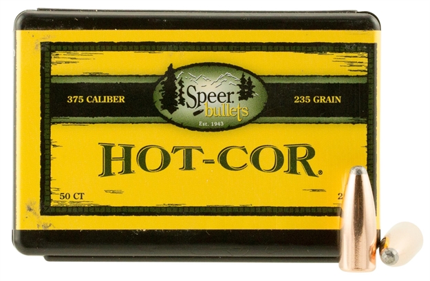 Picture of  Speer 2471 Hot-Cor  375Cal 235Gr Semi Spitzer Soft Point 50 Per Box/5 Case 076683024718
