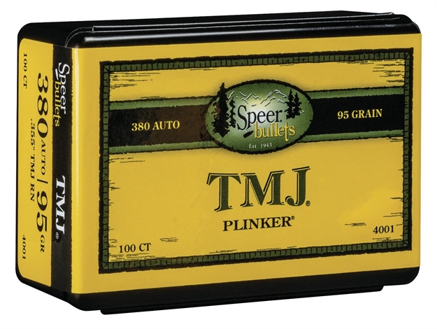 Picture of  Speer 4001 Tmj  380Acp 95Gr Total Metal Jacket 100 Per Box/5 Case