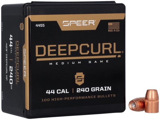Picture of  Speer 4455 Deepcurl  44Cal 240Gr Hollow Point 50 Per Box/5 Case 076683044556