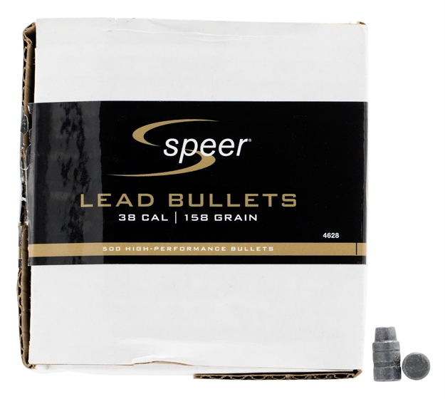 Picture of  Speer 4628 Handgun  38Cal 158Gr Lead Semi Wad Cutter Hollow Point 500 Per Box/1 Case 076683046284