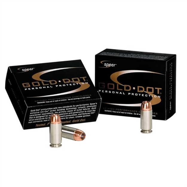Picture of Speer Ammunition Gold Dot Personal Protection Handgun Ammo  357 Mag, Gdhp, 158 Gr, 1235 Fps, 20 Rnd, Boxed 23960GD 604544647389