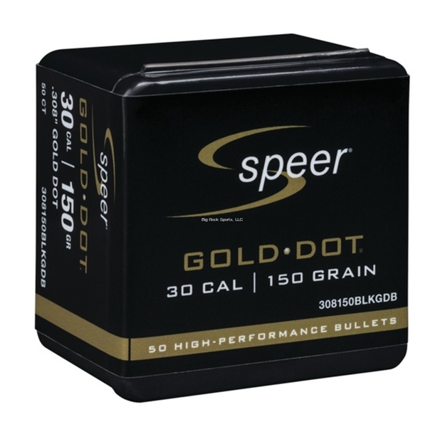 Picture of Speer Reloading Bullets 308-150-Grain Gold Dot (Blackout) 100  Box