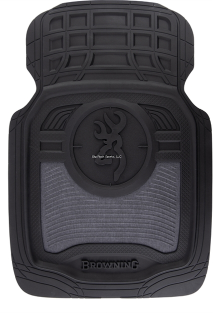 Picture of Spg Buckmark Front Floor Mats - Heather Gray