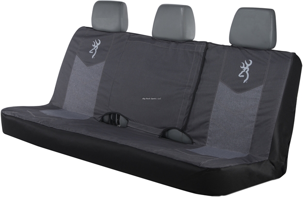 Picture of Spg Chevron Full Bench Seat Cover - Heather Black