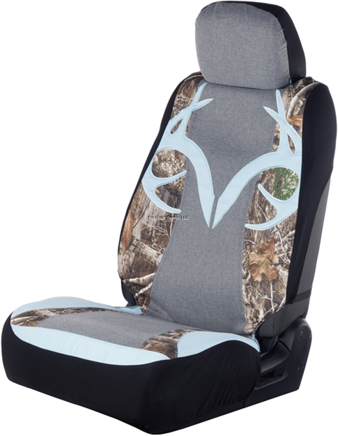 Picture of Spg Sadie Low Back Seat Cover - Realtree Edge / Ice Blue