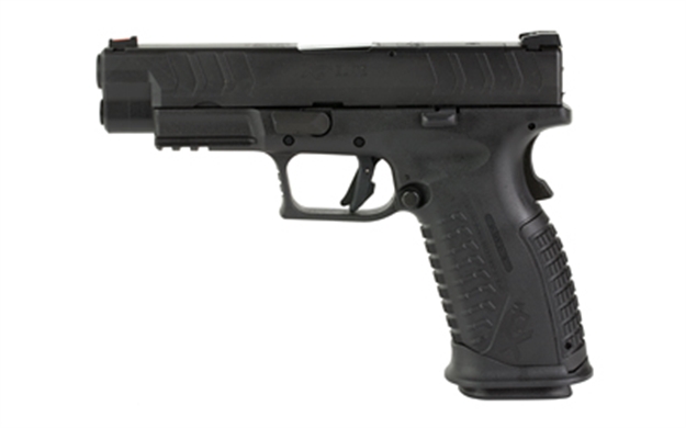 Picture of  Springfield Armory Xdme94510bhcospd Xd-M Elite Osp 10Mm Auto 16+1 4.50" Barrel, Black Polymer Frame W/Picatinny Acc. Rail, Optic Ready Slide, Interchangeable Backstrap, Includes Hex Dragonfly Red Dot