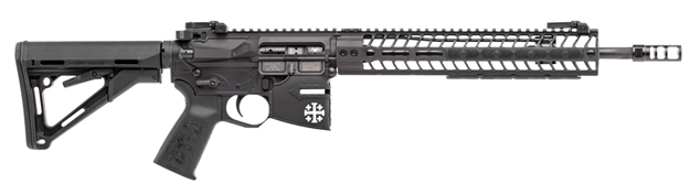 Picture of  Spikes Str5620m2r Rare Breed Crusader  5.56X45mm Nato 14.50" NO Magazine Black Hard Coat Anodized Adjustable Magpul Ctr Stock 815648028992