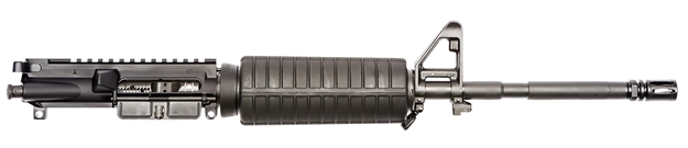 Picture of Spikes Stu5025m4s Complete Upper  5.56X45mm Nato 16" Black Phosphate Barrel, 7075-T6 Aluminum Black Receiver, M4 Double Head Shield Handguard For M4 Carbine STU5025-M4S