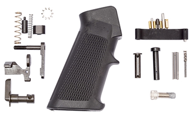 Picture of  Spikes Tactical Slpk101 Lower Parts Kit  Multi-Caliber Black Oxide Stainless Steel Ar-Platform 855319005426