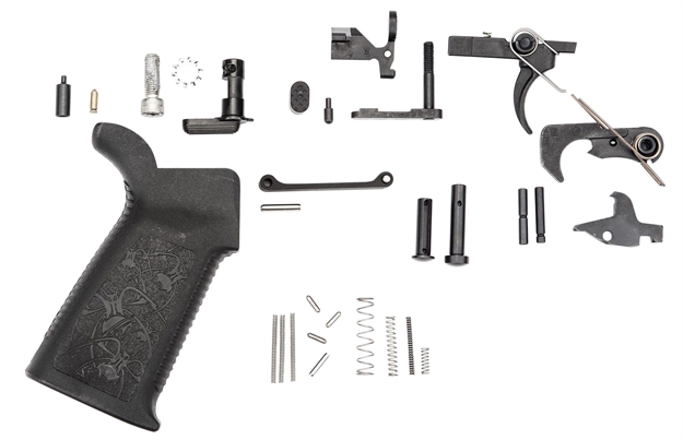 Picture of  Spikes Tactical Slpk101 Lower Parts Kit  Multi-Caliber Black Oxide Stainless Steel Ar-Platform 855319005426