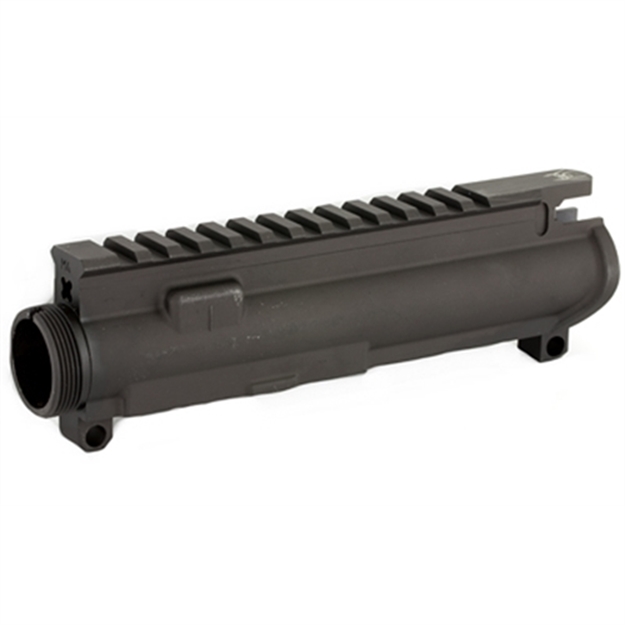 Picture of  Spikes Sft50m4 Flat Top Stripped Upper  Multi-Caliber 7075-T6 Aluminum Black Anodized Receiver For M4 Platform