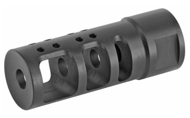 Picture of  Spikes Tactical Sbv1065 R2 Muzzle Brake Black Nitride 416R Stainless Steel With 1/2"-28 Tpi Threads For 5.56X45mm Nato