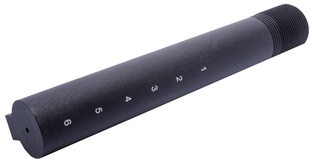 Picture of  Spikes Sla500r Buffer Tube 6 Position Mil-Spec Black Hardcoat Anodized Aluminum 855319005204