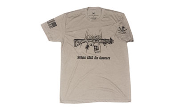 Picture of Spike's Tshirt Stops Isis Gray 2X