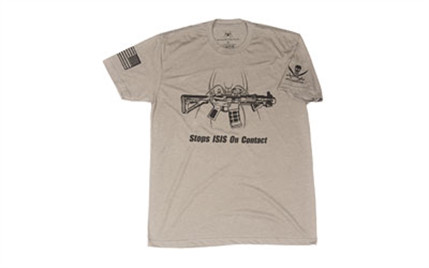 Picture of Spike's Tshirt Stops Isis Gray MD