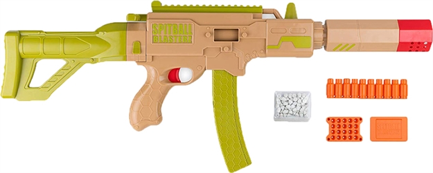 Picture of Spitball Blasterz Blasterz Desert Storm 8 Plus Spring Power W/50 Plts