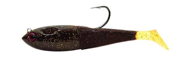Picture of Spooltek Pro Series Fatty Swimbait, 4", 1/2 Oz, 6/0 Hook, Rootbeer, Sinking