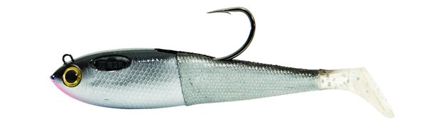 Picture of Spooltek Pro Series Fatty Swimbait, 4", 1/2 Oz, 6/0 Hook, Silver Digger, Sinking
