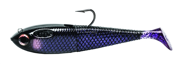 Picture of Spooltek Pro Series Fatty Swimbait, 6", 1 3/4 Oz, 6/0 Hook, After Hours, Sinking