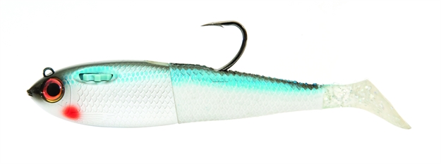 Picture of Spooltek Pro Series Fatty Swimbait, 6", 1 3/4 Oz, 6/0 Hook, Blueback, Sinking