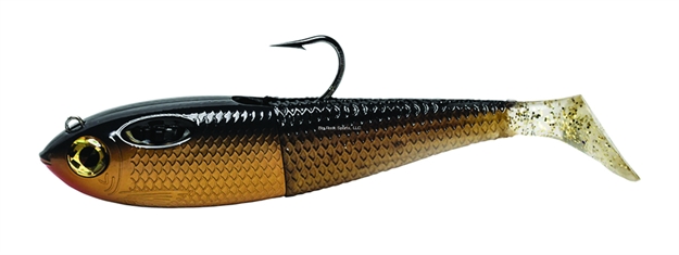 Picture of Spooltek Pro Series Fatty Swimbait, 6", 1 3/4 Oz, 6/0 Hook, Gold Digger, Sinking