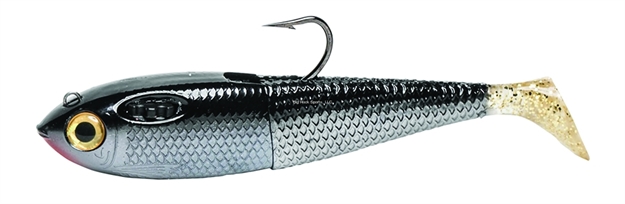 Picture of Spooltek Pro Series Fatty Swimbait, 6", 1 3/4 Oz, 6/0 Hook, Gunsmoke, Sinking
