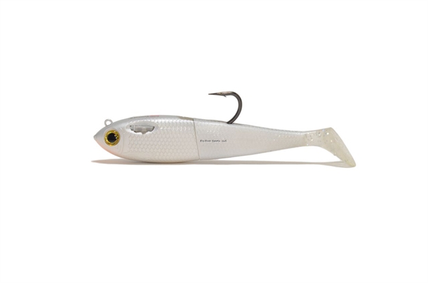 Picture of Spooltek Pro Series Fatty Swimbait, 6", 1-3/4 Oz, 6/0 Hook, Pearl