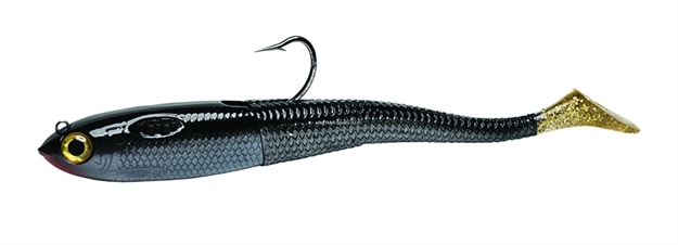 Picture of Spooltek Pro Series Stretch Swimbait, 9", 2 Oz, 7/0 Hook, Gunsmoke