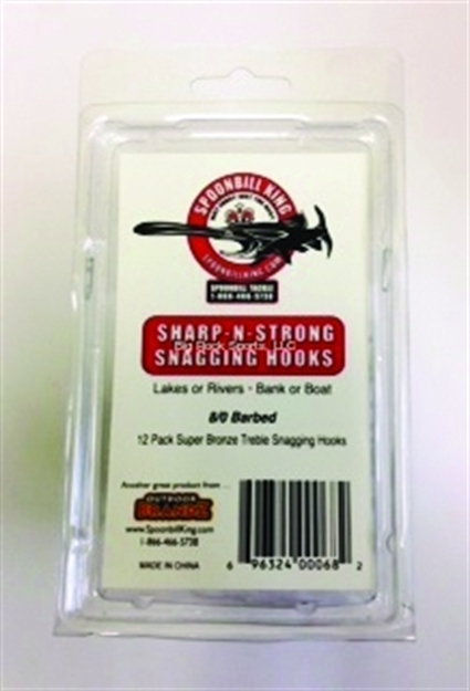 Picture of Spoonbill King Snagging Hook, Size 8/0, Treble, 12 Per Pack