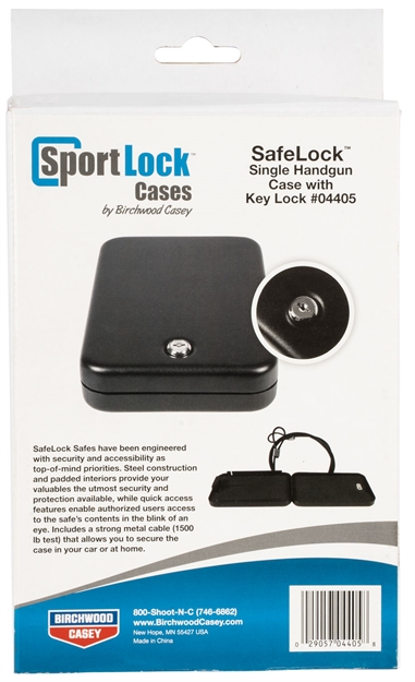 Picture of Sportlock Single Pistol Case W/ Cable Black