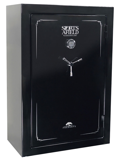 Picture of Sports Afield Ds5940pg Preserve  Gun Safe Electronic 59" H X 40" W X 22" D (Exterior) Steel Black Gloss