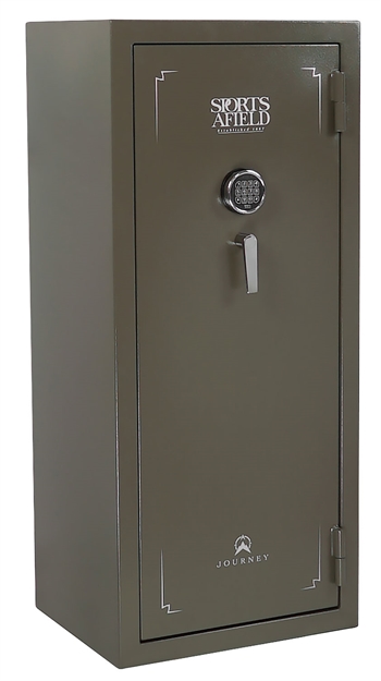 Picture of Sports Afield Sa5524j Journey  Gun Safe Electronic 55" H X 24" W X 20" D Steel OD Green Texture