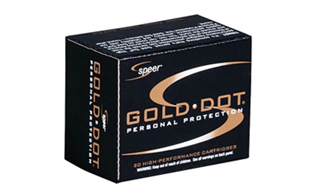 Picture of Speer Ammunition Gold Dot Personal Protection Handgun Ammo 357 Sig, Gdhp, 125 Gr, 1350 Fps, 20 Rnd, Boxed 23918GD