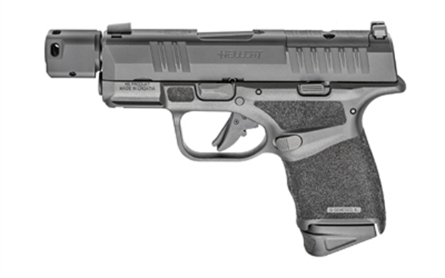 Picture of  Springfield Armory Hc9389btosp Hellcat Micro-Compact Rdp 9Mm Luger 13+1/11+1 3.80" Threaded/Compensated Barrel, Black Polymer Frame W/Picatinny Acc. Rail & Adaptive Grip Texture, Optic Ready Slide 706397943462