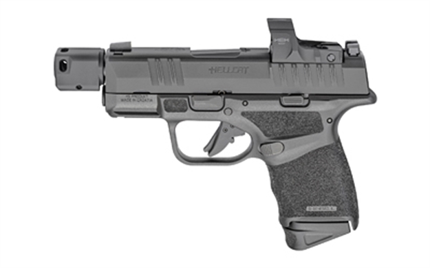 Picture of Springfield Armory Hellcat Rdp Semi-Auto Pistol, 9Mm, 3.8" Bbl, Black, Hex Red Dot, Compensator, NO Manual Safety, 1-11 & 1-13 Rnd Mags HC9389BTOSPWASP 706397943486