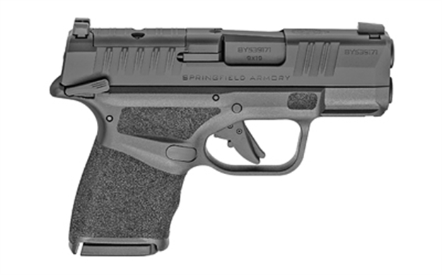 Picture of  Springfield Armory Hc9319bospms Hellcat Osp 9Mm Luger 11+1/13+1 3" Black Melonite Steel Barrel, Black Melonite Optic Ready/Serrated Slide, Black Polymer Frame W/Picatinny Rail, Adaptive Texture Grip 706397934736