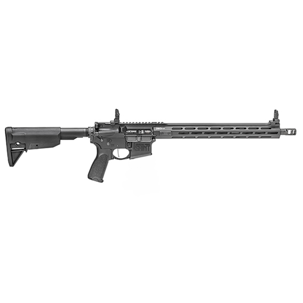 Picture of Springfield Armory Saint Victor Semi Auto Rifle, 5.56Nato, 16"Bbl, Blk, Flt Top,Di, 6 Pos Stk, Flip Sight, M-Lok Guard, 1Ea 10Rd STV916556BLC 706397926335