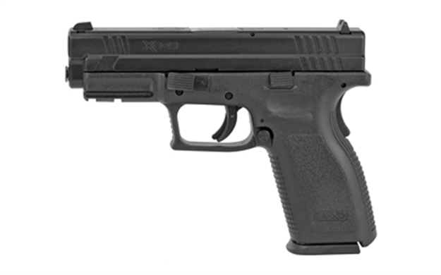 Picture of  Springfield Armory Xdd9101hc XD Defend Your Legacy Service 9Mm Luger 16+1 4" Black Melonite Steel Barrel & Serrated Steel Slide, Black Polymer Frame W/Picatinny Rail, Black Polymer Grip