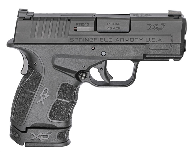 Picture of Springfield Armory Xd-S Mod.2 Single Stack Semi Auto Pistol 45Acp, 3.3"Bbl, Blk, Tritium Night Sights  1-5Rd, 1-6Rd XDSG93345BT 706397919054